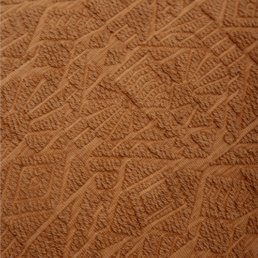Capa de Almofada em Jacquard Estonado Terracota 45x45 - Clocasa | Além do Conforto