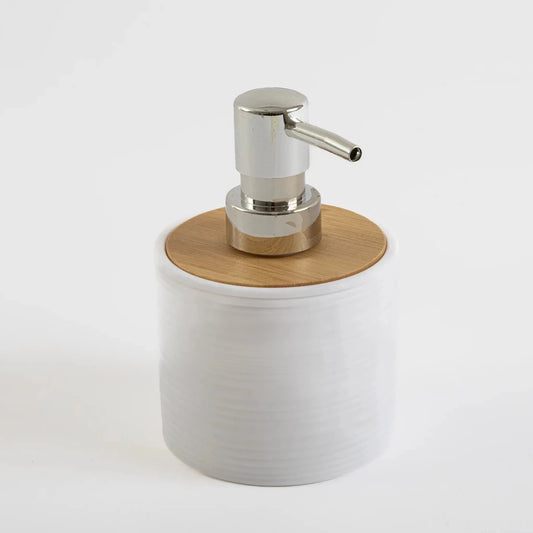 Kit Banheiro 6 Peças Bambu Branco - Clocasa | Além do Conforto
