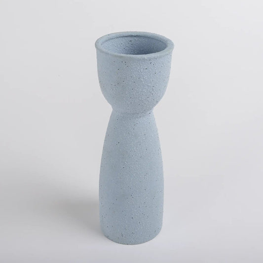 Vaso de Cerâmica Cálice 2 Azul - Clocasa | Além do Conforto