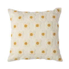 Almofada Margaridas Branco 45x45