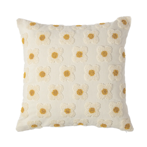 Almofada Margaridas Branco 45x45