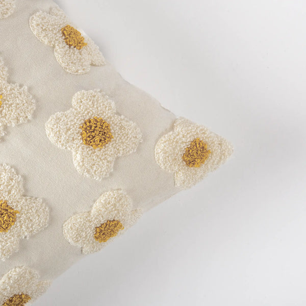 Almofada Margaridas Branco 45x45