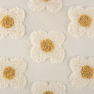 Almofada Margaridas Branco 45x45
