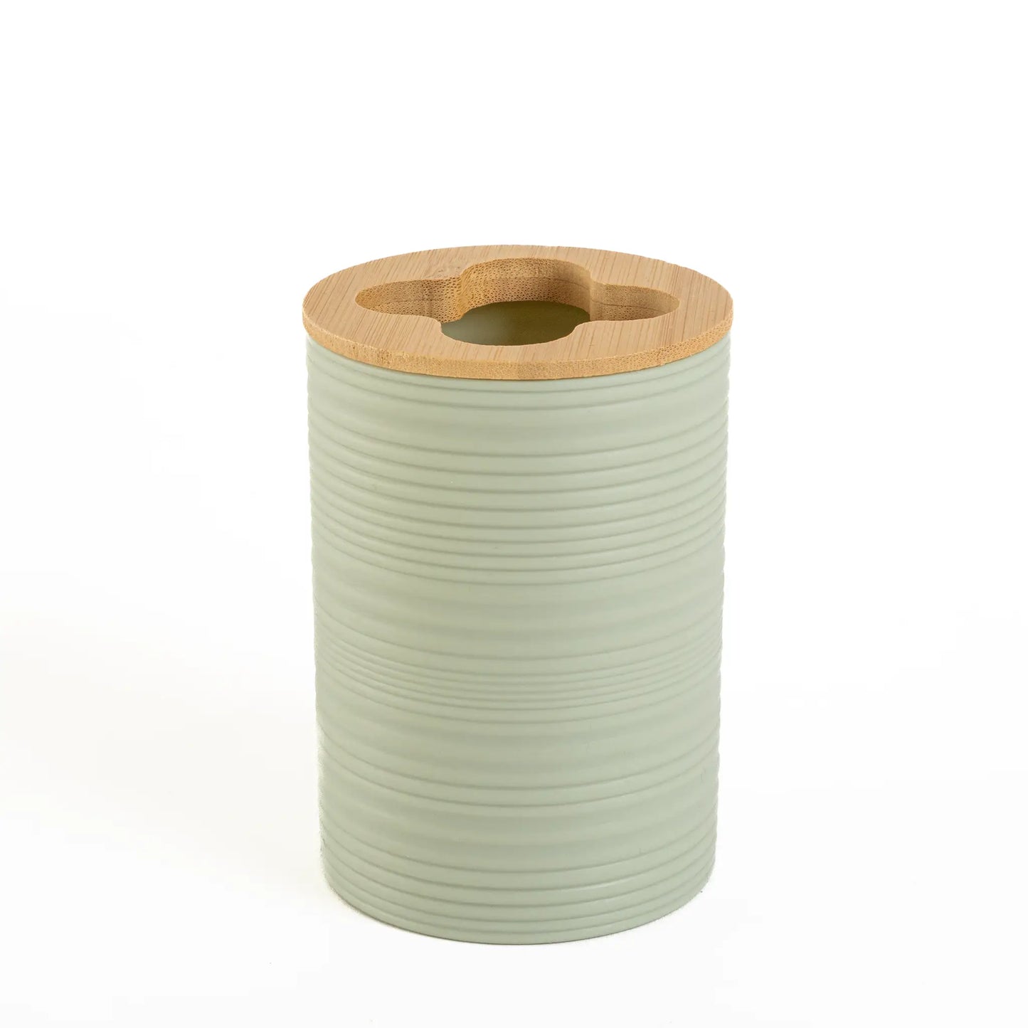 Kit Banheiro 6 Peças Bambu Verde