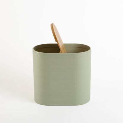Kit Banheiro 6 Peças Bambu Verde