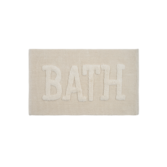 Tapete de Algodão para Banheiro com Alto Relevo 50x80