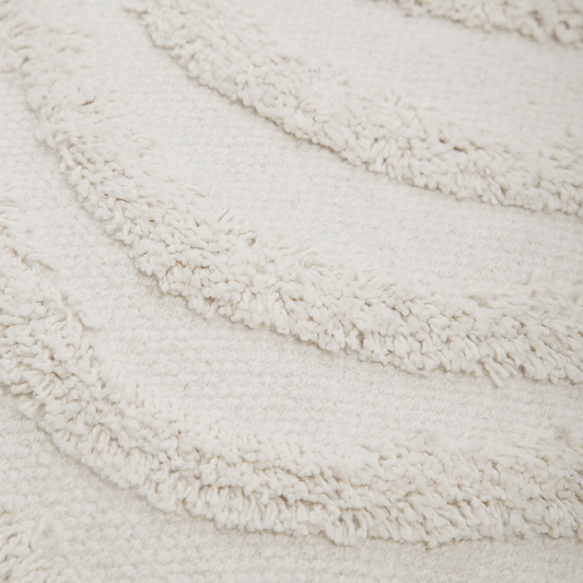Capa de Almofada Quadrada com Ondas Tufting 45x45