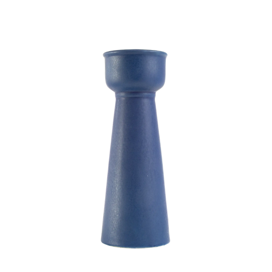 Vaso de Cerâmica Calice Marinho