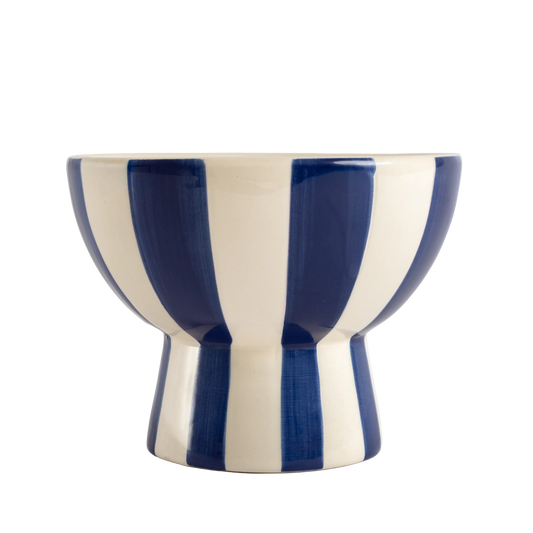 Bowl Cálice Listrado Azul