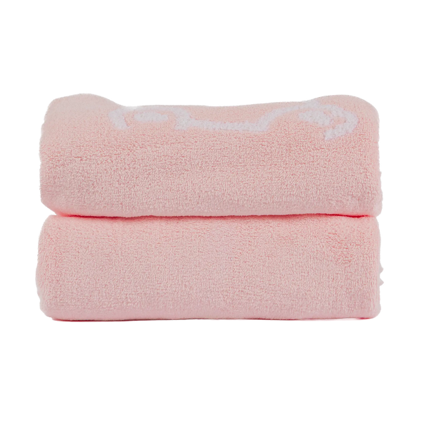 Toalha de Banho Urso 70X140 Rosa