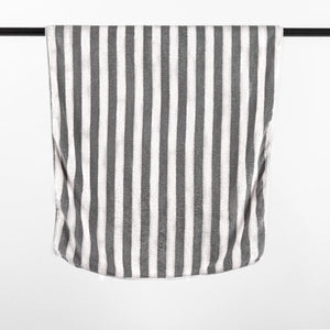 Toalha de Banho Listrada 70X140 Cinza