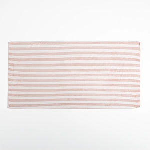 Toalha de Banho Listrada 70X140 Rosa