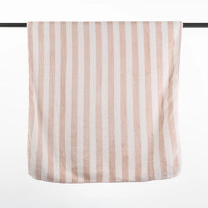 Toalha de Banho Listrada 70X140 Rosa