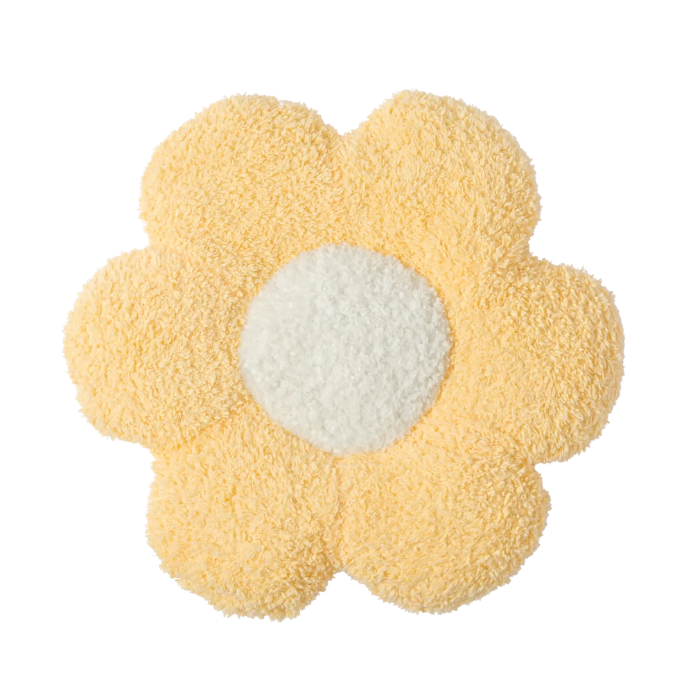 Almofada Flor Amarelo com Branco 50x50 - Clocasa | Além do Conforto