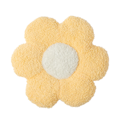 Almofada Flor Amarelo com Branco 50x50 - Clocasa | Além do Conforto
