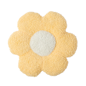 Almofada Flor Amarelo com Branco 50x50 - Clocasa | Além do Conforto