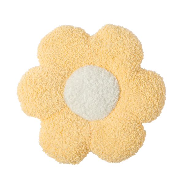 Almofada Flor Amarelo com Branco 50x50 - Clocasa | Além do Conforto
