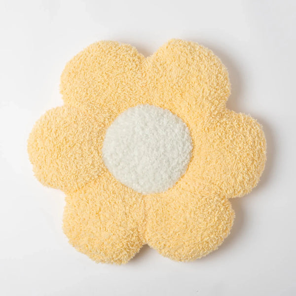 Almofada Flor Amarelo com Branco 50x50 - Clocasa | Além do Conforto