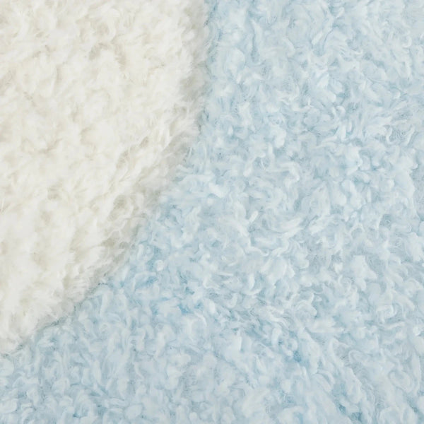 Almofada Flor Azul com Branco 50x50 - Clocasa | Além do Conforto