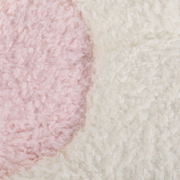 Almofada Flor Branco com Rosa 50x50 - Clocasa | Além do Conforto
