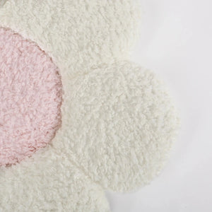 Almofada Flor Branco com Rosa 50x50 - Clocasa | Além do Conforto