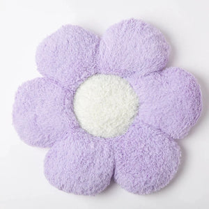 Almofada Flor Lilás com Branco 50x50 - Clocasa | Além do Conforto