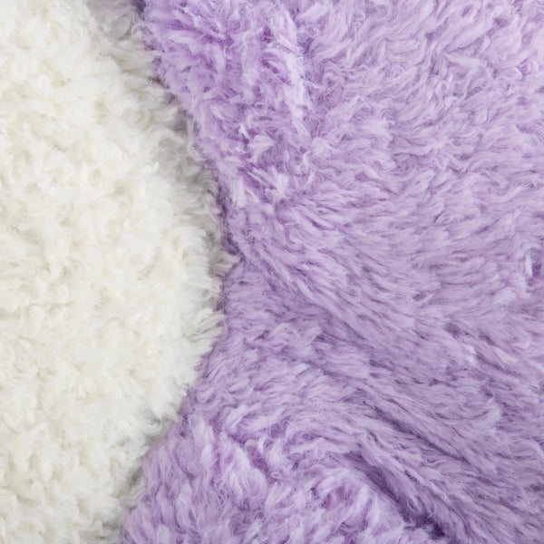 Almofada Flor Lilás com Branco 50x50 - Clocasa | Além do Conforto