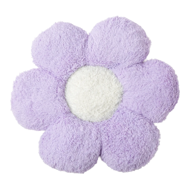 Almofada Flor Lilás com Branco 50x50 - Clocasa | Além do Conforto