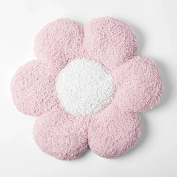 Almofada Flor Rosa com Branco 50x50 - Clocasa | Além do Conforto