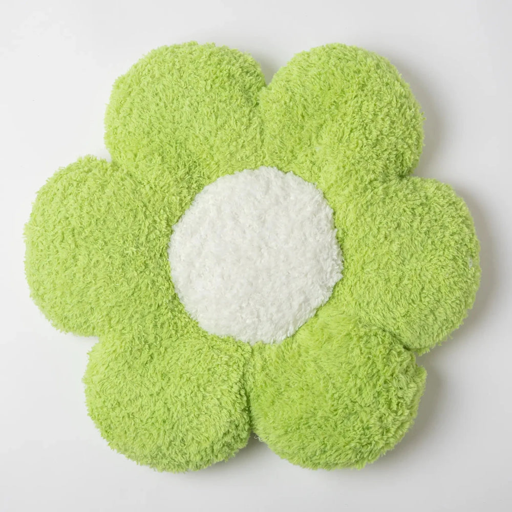 Almofada Flor Verde com Branco 50x50 - Clocasa | Além do Conforto