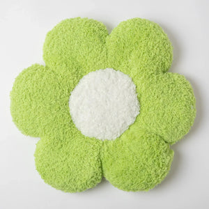 Almofada Flor Verde com Branco 50x50 - Clocasa | Além do Conforto