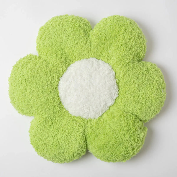 Almofada Flor Verde com Branco 50x50 - Clocasa | Além do Conforto