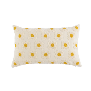 Almofada decorativa para ambientes no tamanho 30x50 cm na cor branca em tecido de alta qualidade com fechamento em zíper invisível, perfeito para valorizar poltronas ou camas com uma proposta de design têxtil autêntico e refinado.