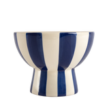 Bowl Cálice Listrado Azul - Clocasa | Além do Conforto