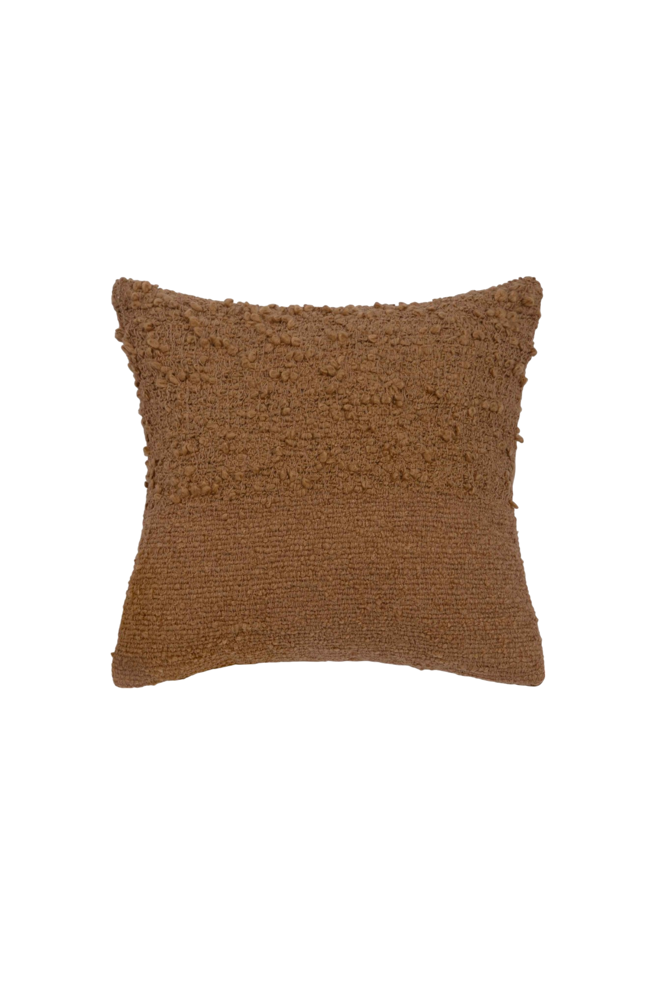 Capa de Almofada com Textura Bouclé Duo Mostarda 45x45