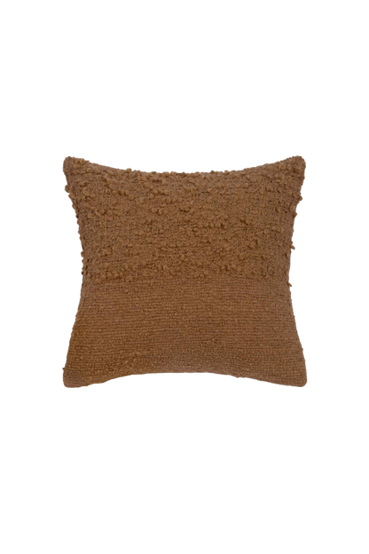 Capa de Almofada com Textura Bouclé Duo Mostarda 45x45