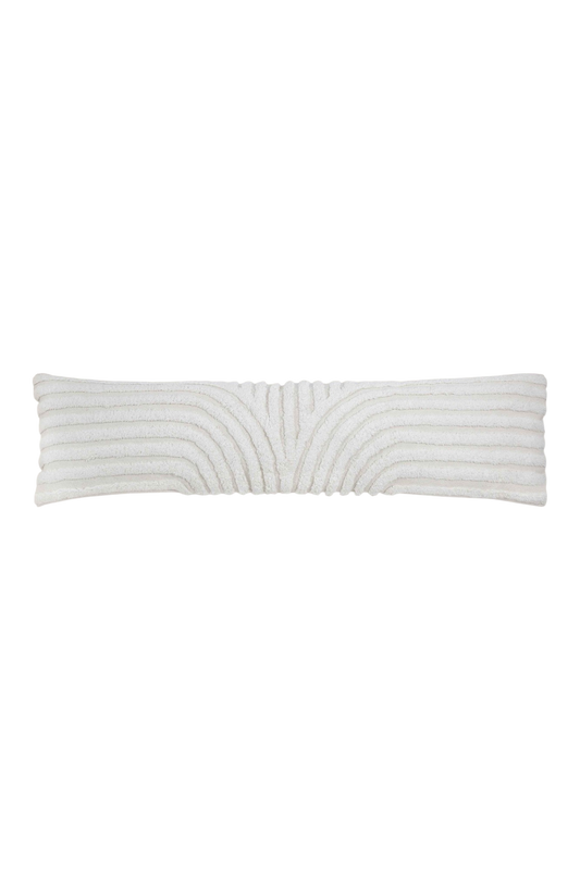 Capa de Almofada Retangular Oversized Tufting 30x115
