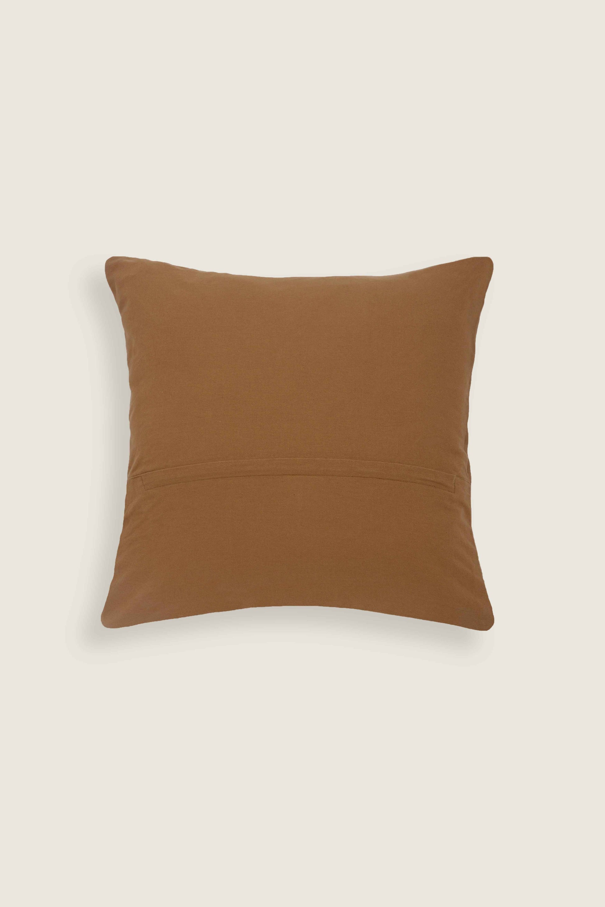 Capa de Almofada em Jacquard Estonado Terracota 45x45