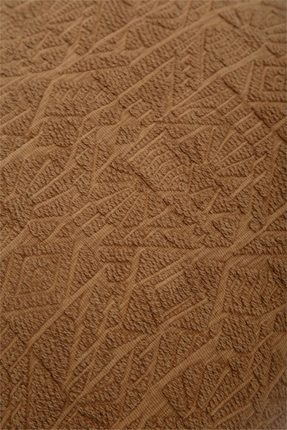 Capa de Almofada em Jacquard Estonado Terracota 45x45