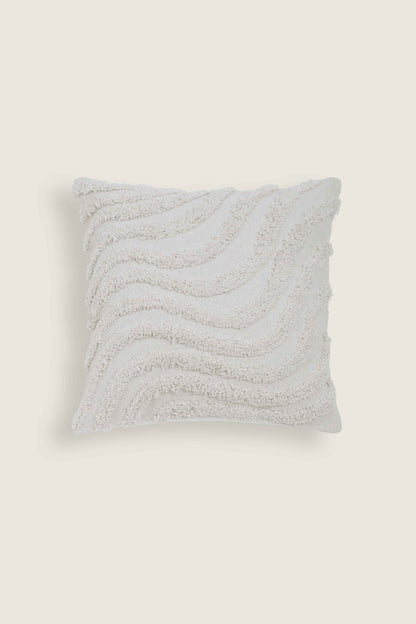Capa de Almofada Quadrada com Ondas Tufting 45x45