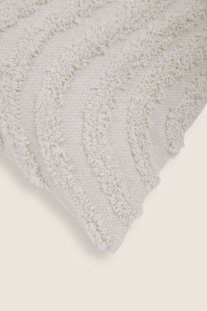 Capa de Almofada Quadrada com Ondas Tufting 45x45