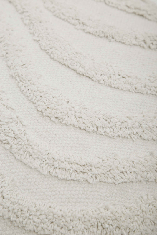 Capa de Almofada Quadrada com Ondas Tufting 45x45