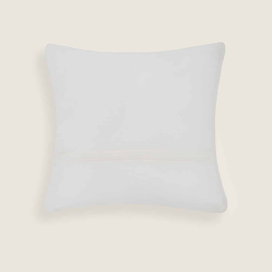 Capa de Almofada com Bordado Geométrico em Juta 45x45 - Clocasa | Além do Conforto