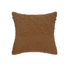 Capa de Almofada com Textura Bouclé Duo Mostarda 45x45 - Clocasa | Além do Conforto