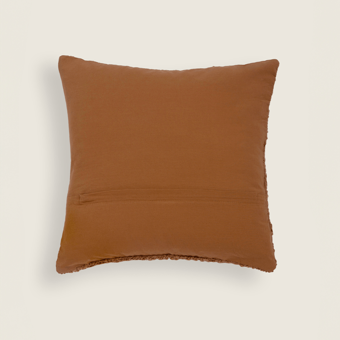 Capa de Almofada com Textura Bouclé Duo Mostarda 45x45 - Clocasa | Além do Conforto