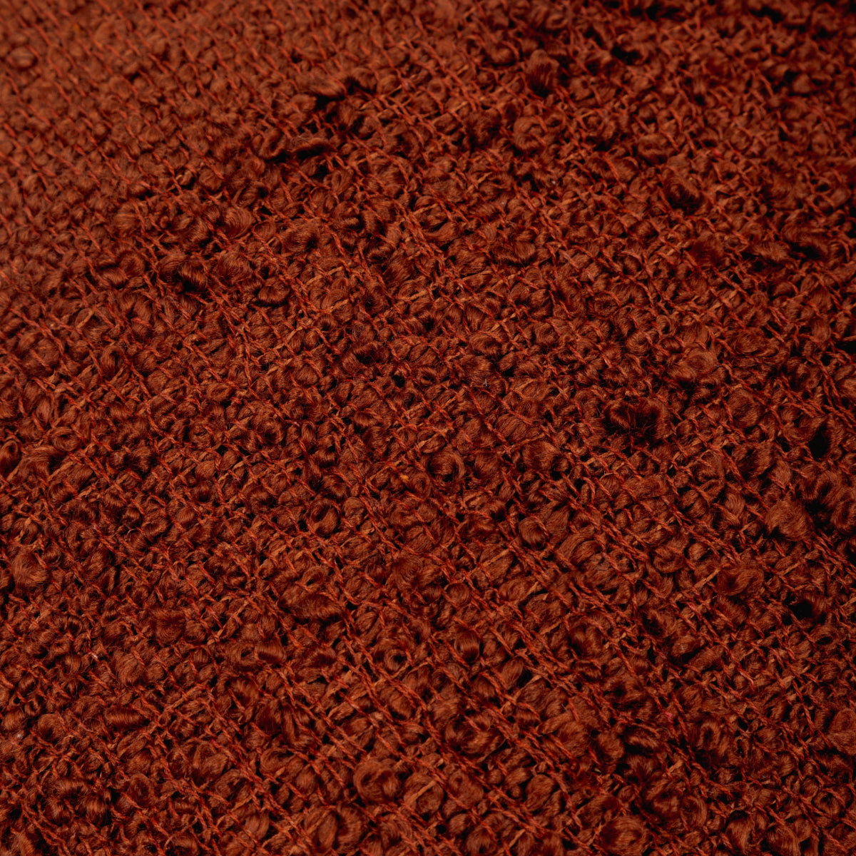 Capa de Almofada com Textura Bouclé Duo Terracota 45x45 - Clocasa | Além do Conforto
