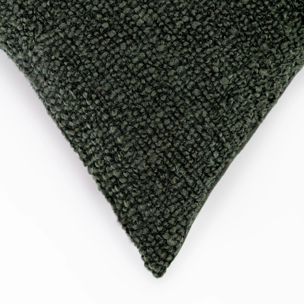 Capa de Almofada com Textura Bouclé Duo Verde 45x45 - Clocasa | Além do Conforto