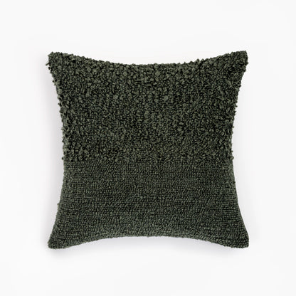 Capa de Almofada com Textura Bouclé Duo Verde 45x45 - Clocasa | Além do Conforto