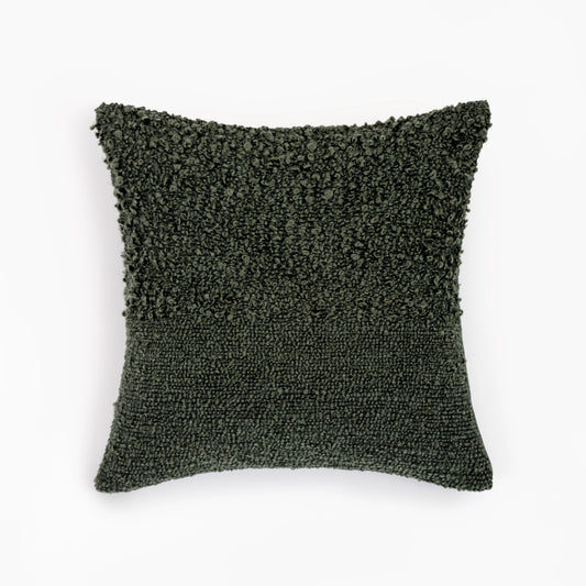 Capa de Almofada com Textura Bouclé Duo Verde 45x45 - Clocasa | Além do Conforto