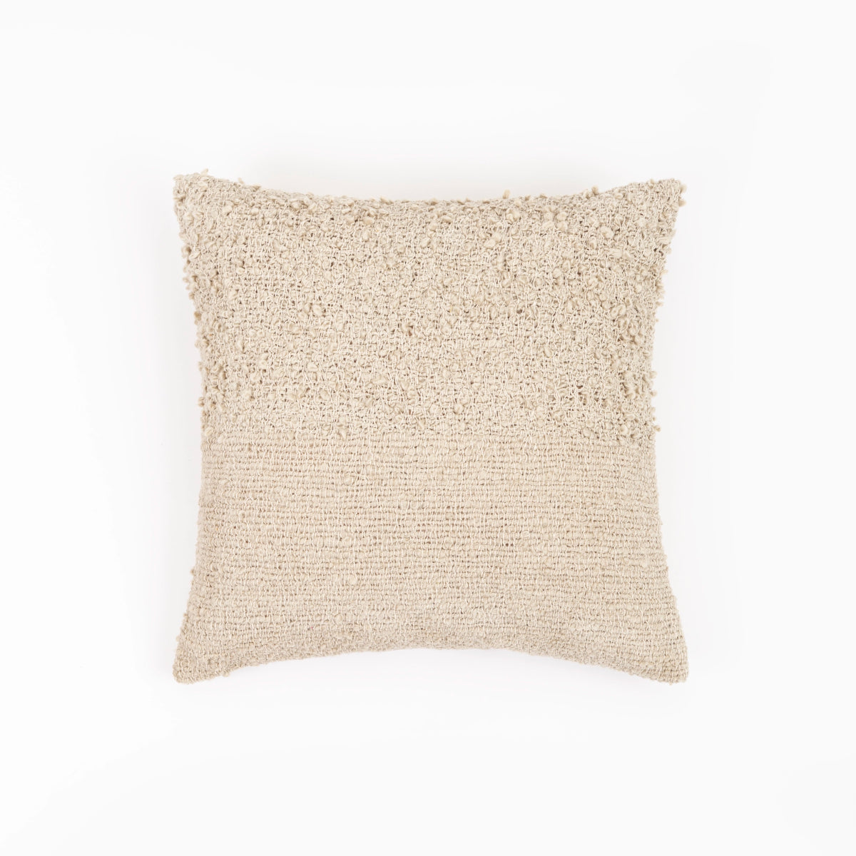 Capa de Almofada com Textura Bouclé Natural 45x45 - Clocasa | Além do Conforto
